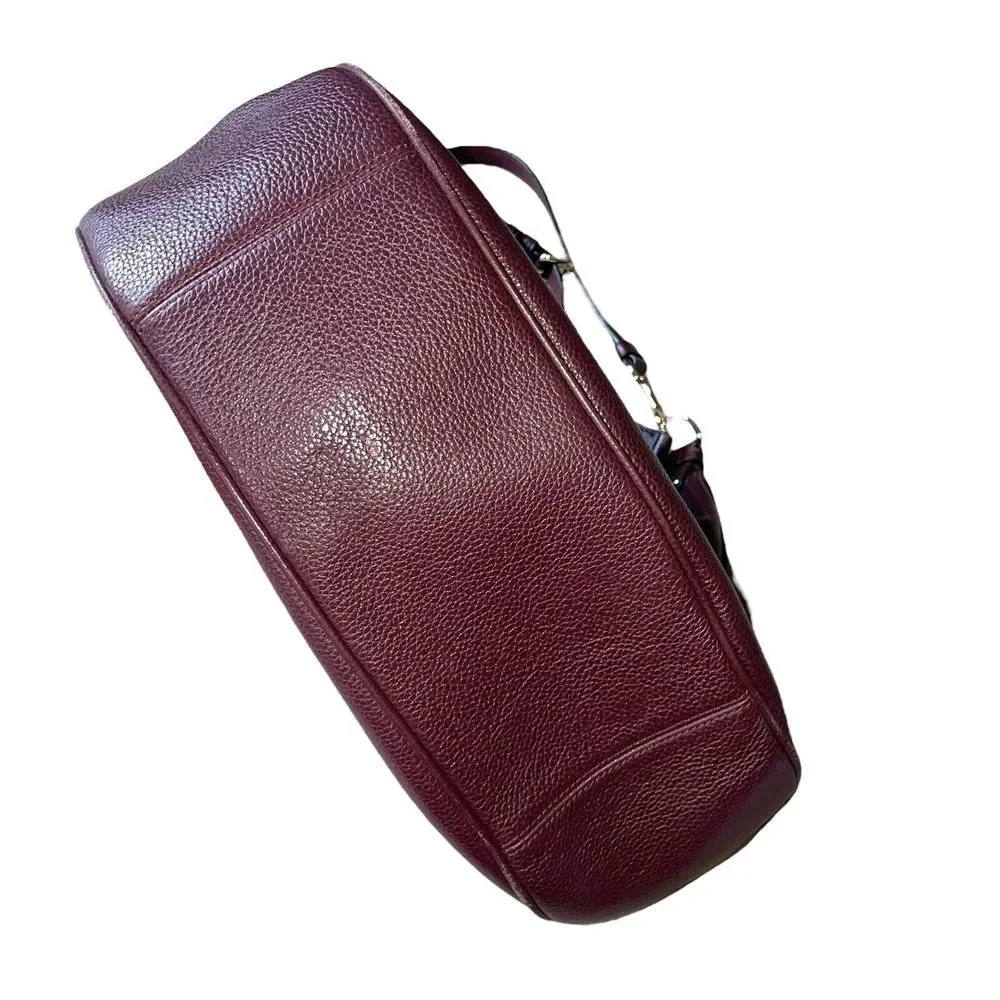 COACH F38259 LEATHER‎ HARLEY HOBO SHOULDER BAG Oxblood Burgundy Color Crossbody